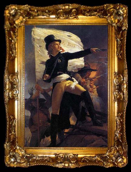 framed  Baron Pierre Narcisse Guerin Henri de la Rochejaquelin, ta009-2
